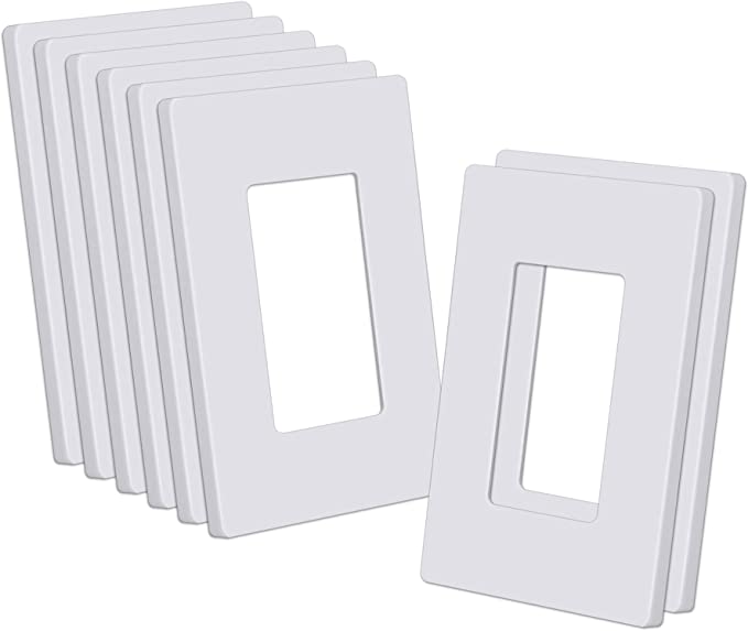 1 Gang Switch Cover Plate White