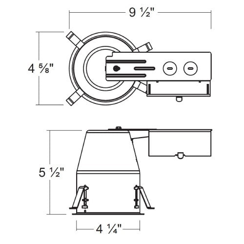 LED HOUSING 4 INCH REMODEL CAN