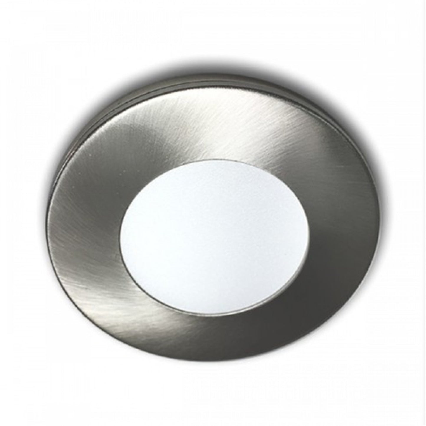 UNDER CABINET SILVER PUCK LIGHT WITH A MAGNET FACE COVER
