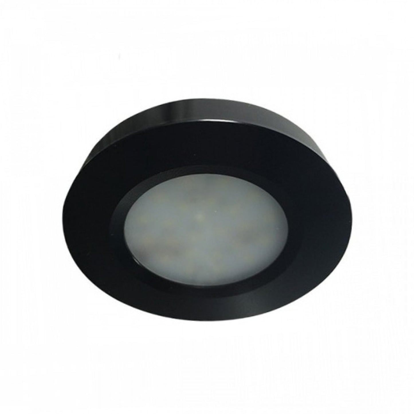 BLACK UNDER CABINET LED PUCK LIGHT