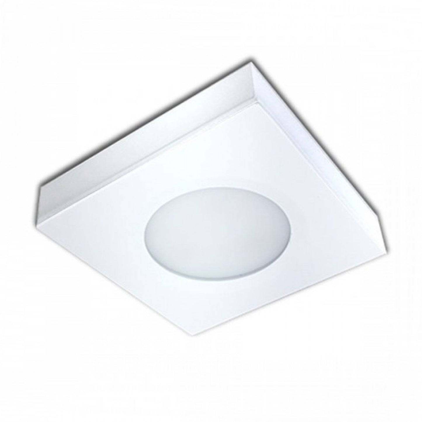 SQUARE WHITE ALUMINUM LED UNDER CABINET PUCK LIGHT