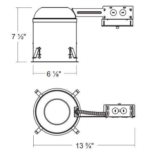 LED HOUSING 6INCH REMODLE HOUSING
