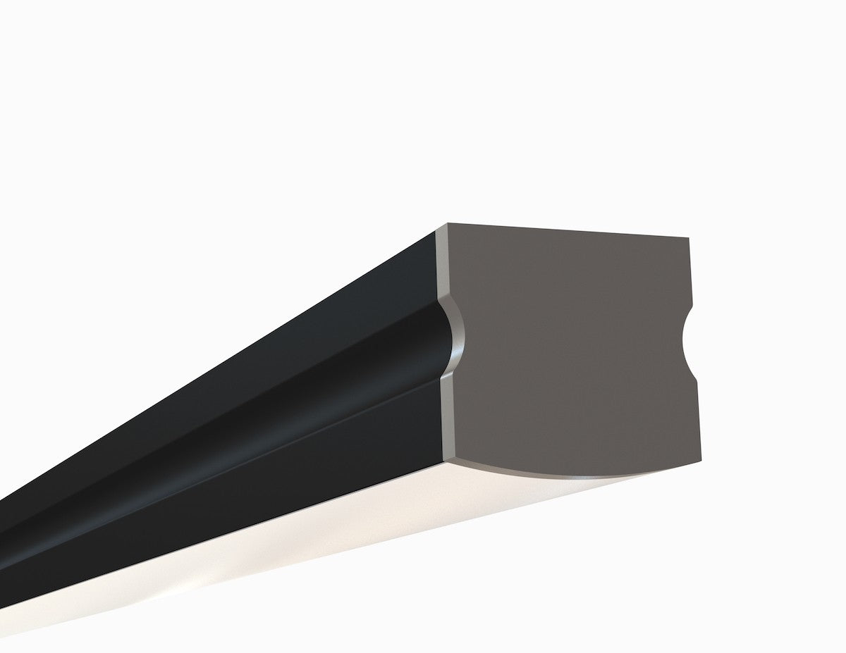 971 Black Aluminum Channel