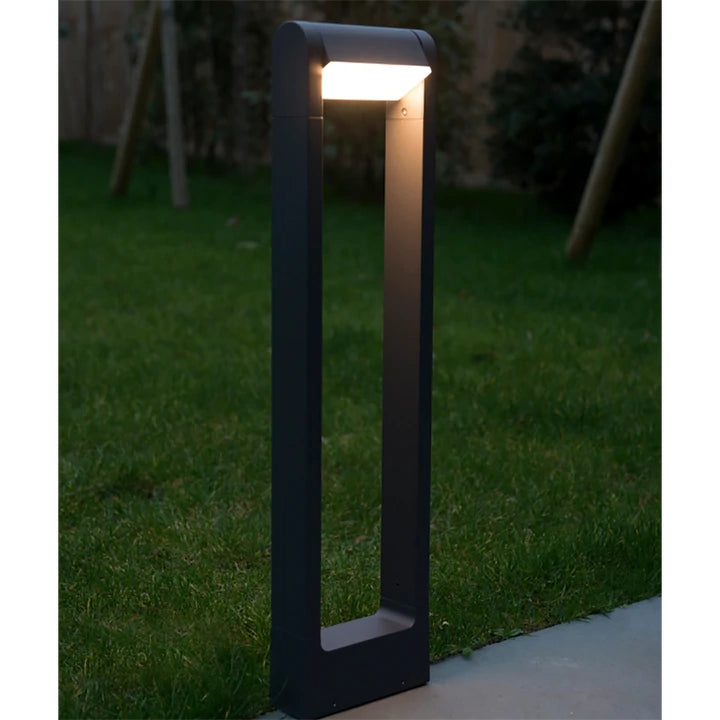 CD56 8W Low Voltage LED Rectangular Adjustable Bollard Landscape Pathway Lighting
