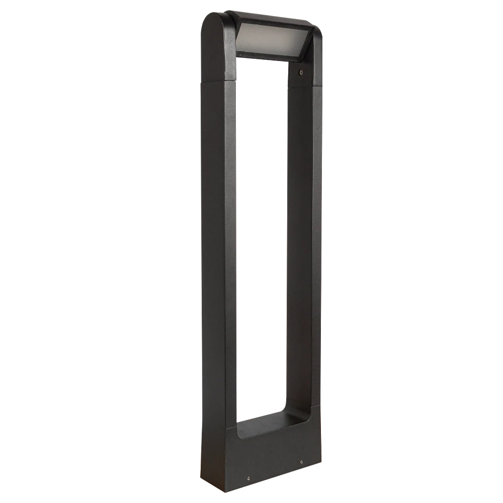 CD56 8W Low Voltage LED Rectangular Adjustable Bollard Landscape Pathway Lighting