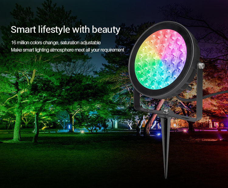 PAR36 RGB-CCT OUTDOOR LIGHT 24 VOLT /9 WATT