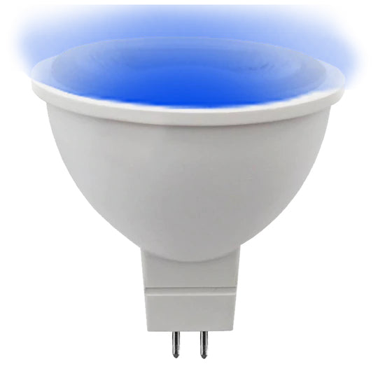 MR16 Red, Green, or Blue Energy Saving Waterproof 12V Light Bulb