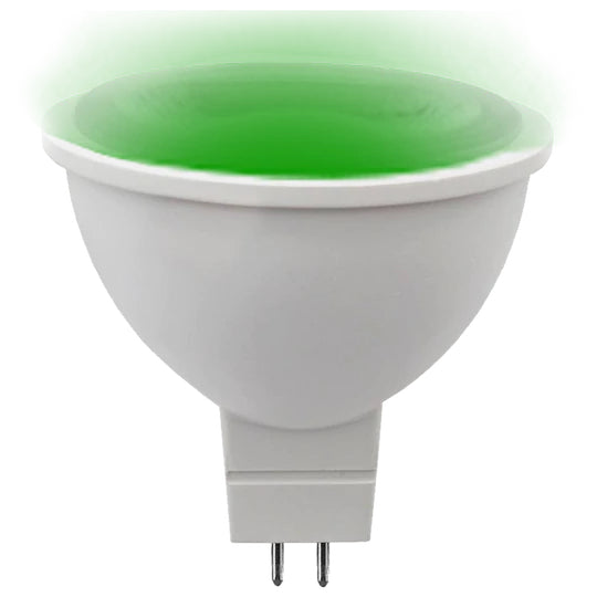 MR16 Red, Green, or Blue Energy Saving Waterproof 12V Light Bulb