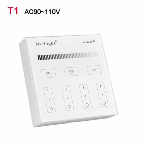 WALL MOUNT CONTROLLER SING;E COLOR 4 ZONE IN WHITE