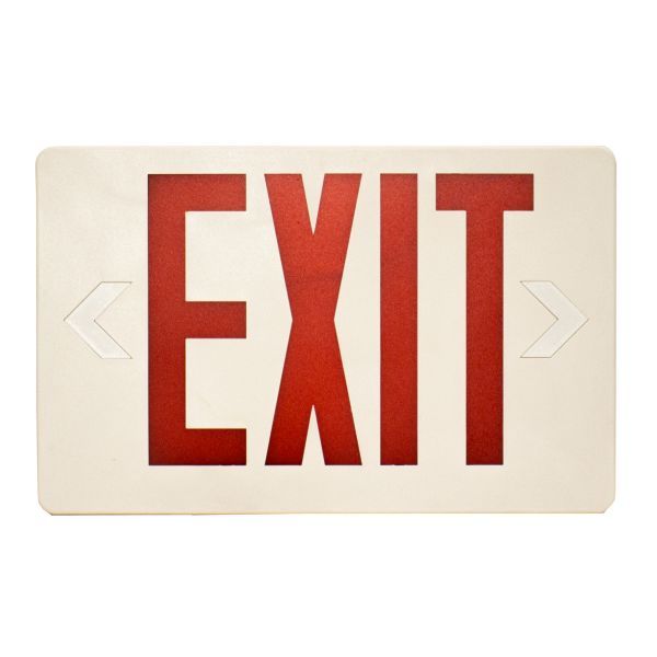 Super Slim Exit Red Sign With Battery Back Up