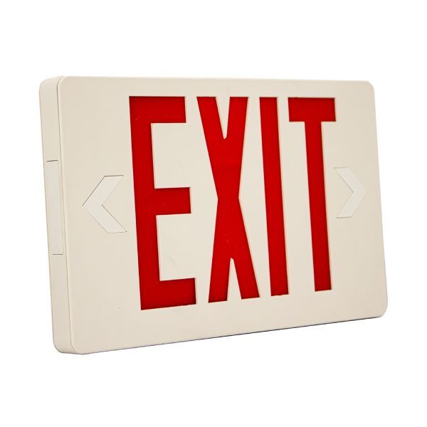 Super Slim Exit Red Sign With Battery Back Up