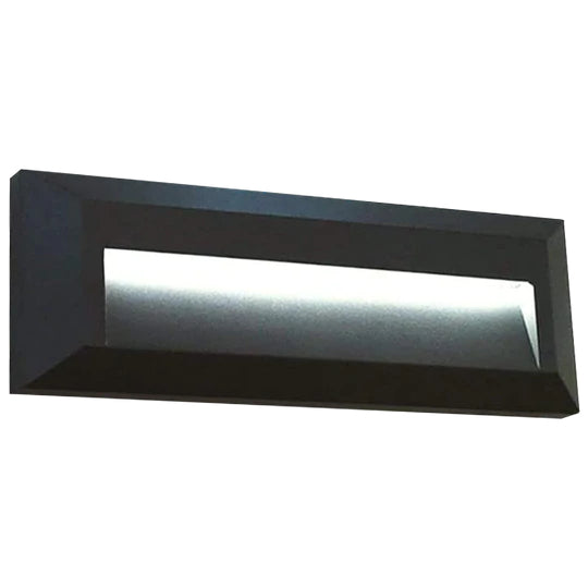 STA04 8W Low Voltage Cast Aluminum Rectangular Surface Mount LED Step or Deck Light