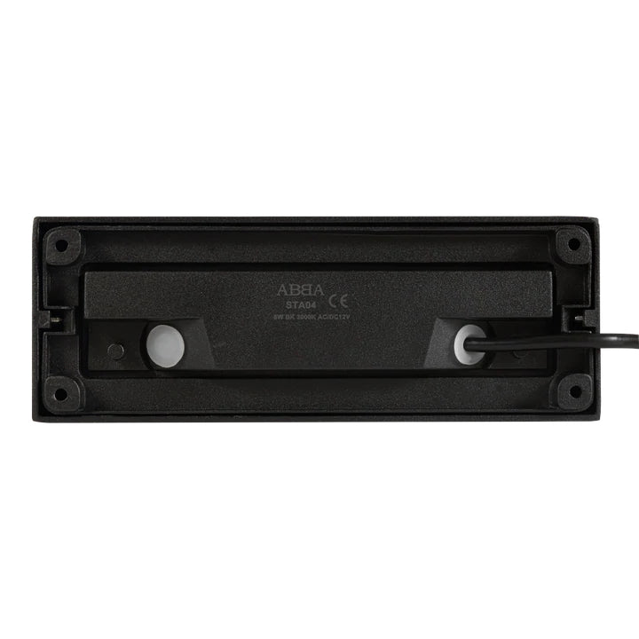 STA04 8W Low Voltage Cast Aluminum Rectangular Surface Mount LED Step or Deck Light