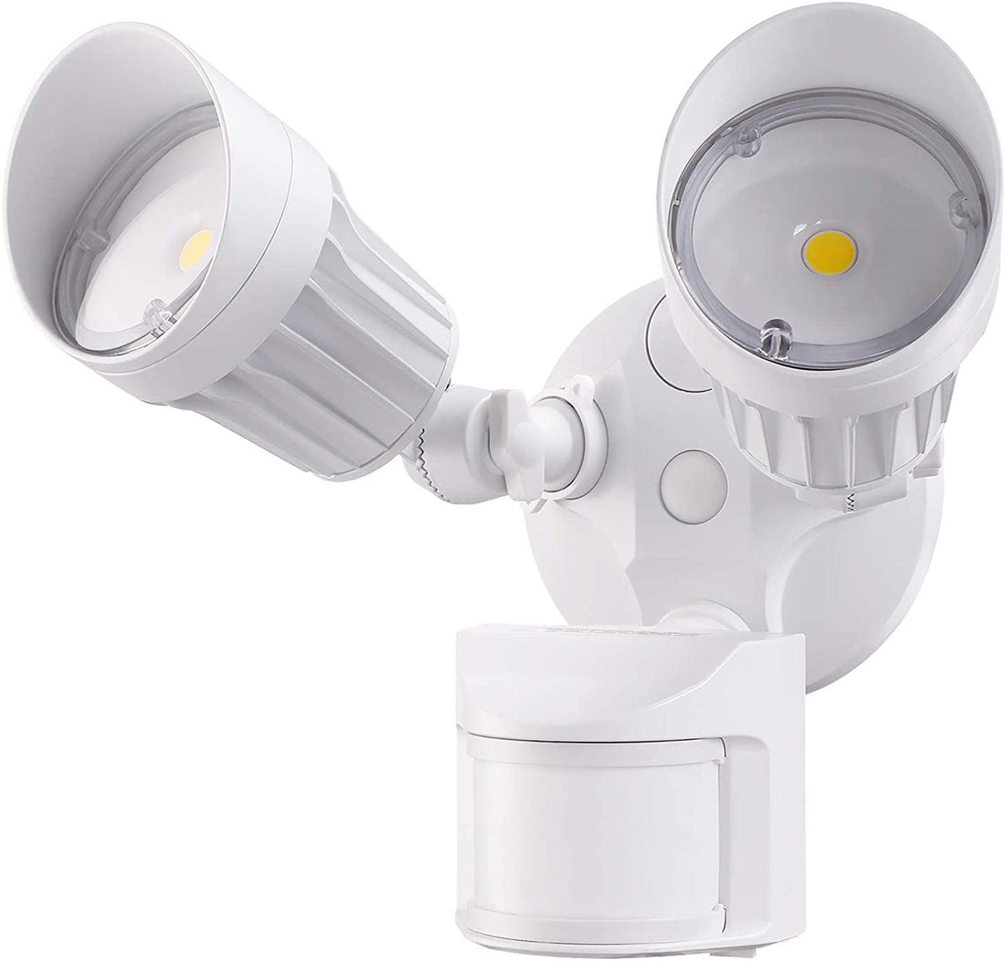 OUTDOOR SECURITY LIGHT WHITE 2HEAD 3CCT 3K/4K/5K