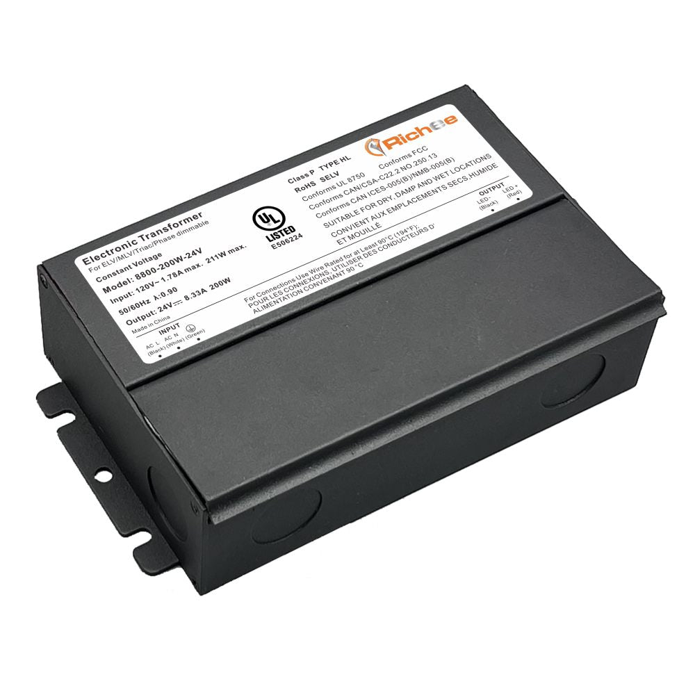 RCH-PST-24V-200WATT/ ELV/MLV/TRIAC DIMMABLE