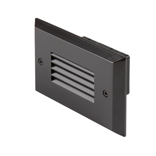 Step Light Louvered 2 Watt Black