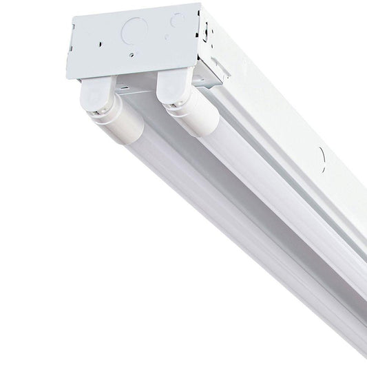 2 Lamp Envirolit Strip Light With Two LED T8 Bulbs